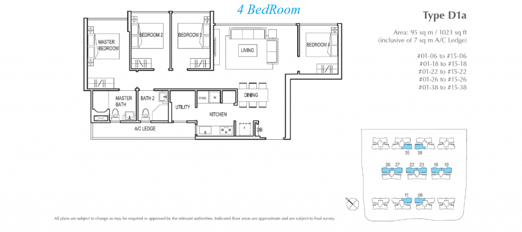 Floor Plan - Reflections at Keppel Bay - Developer page